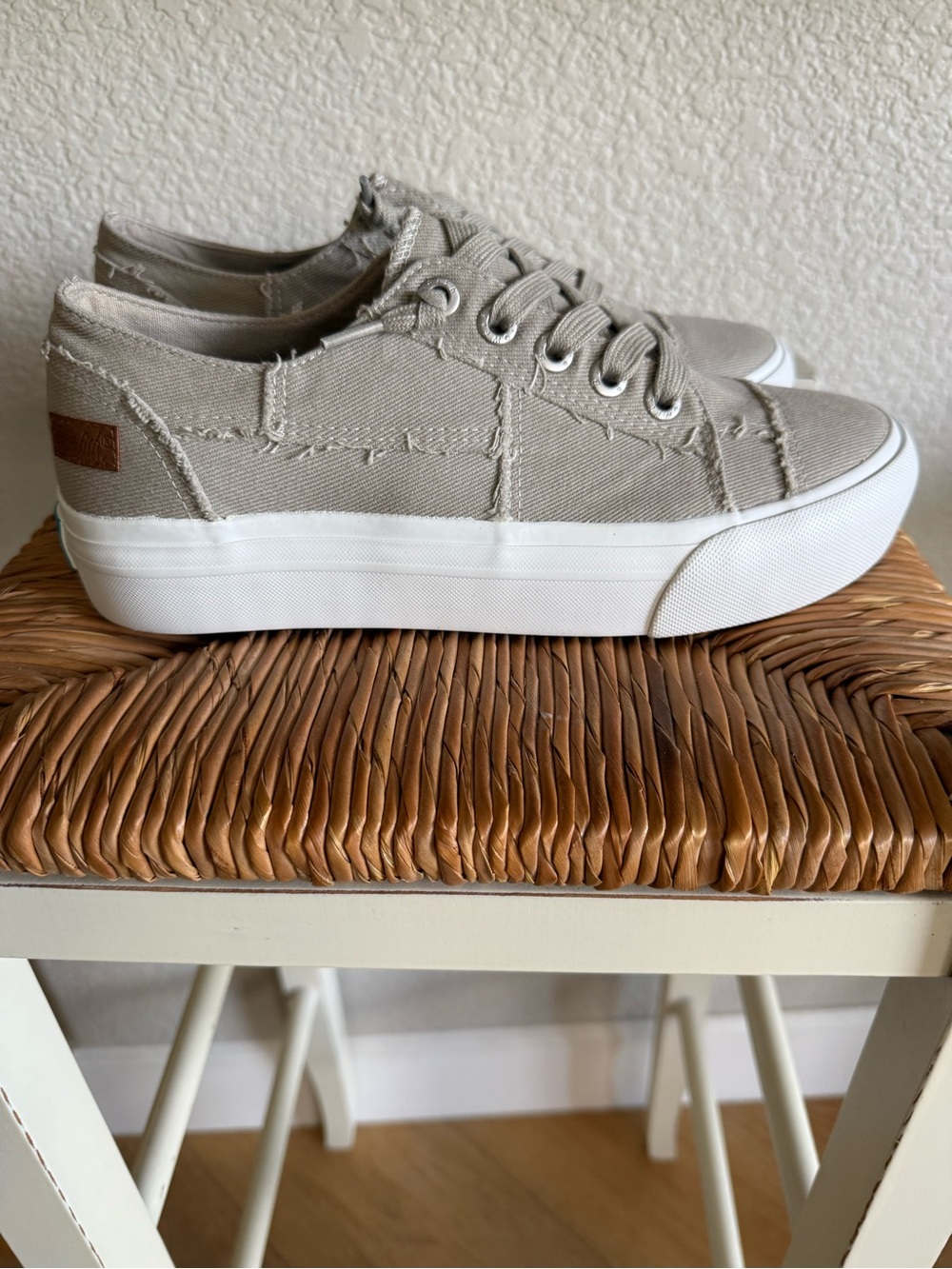Blowfish Malibu Lexine Casual Canvas Platform Sneakers - Taupe